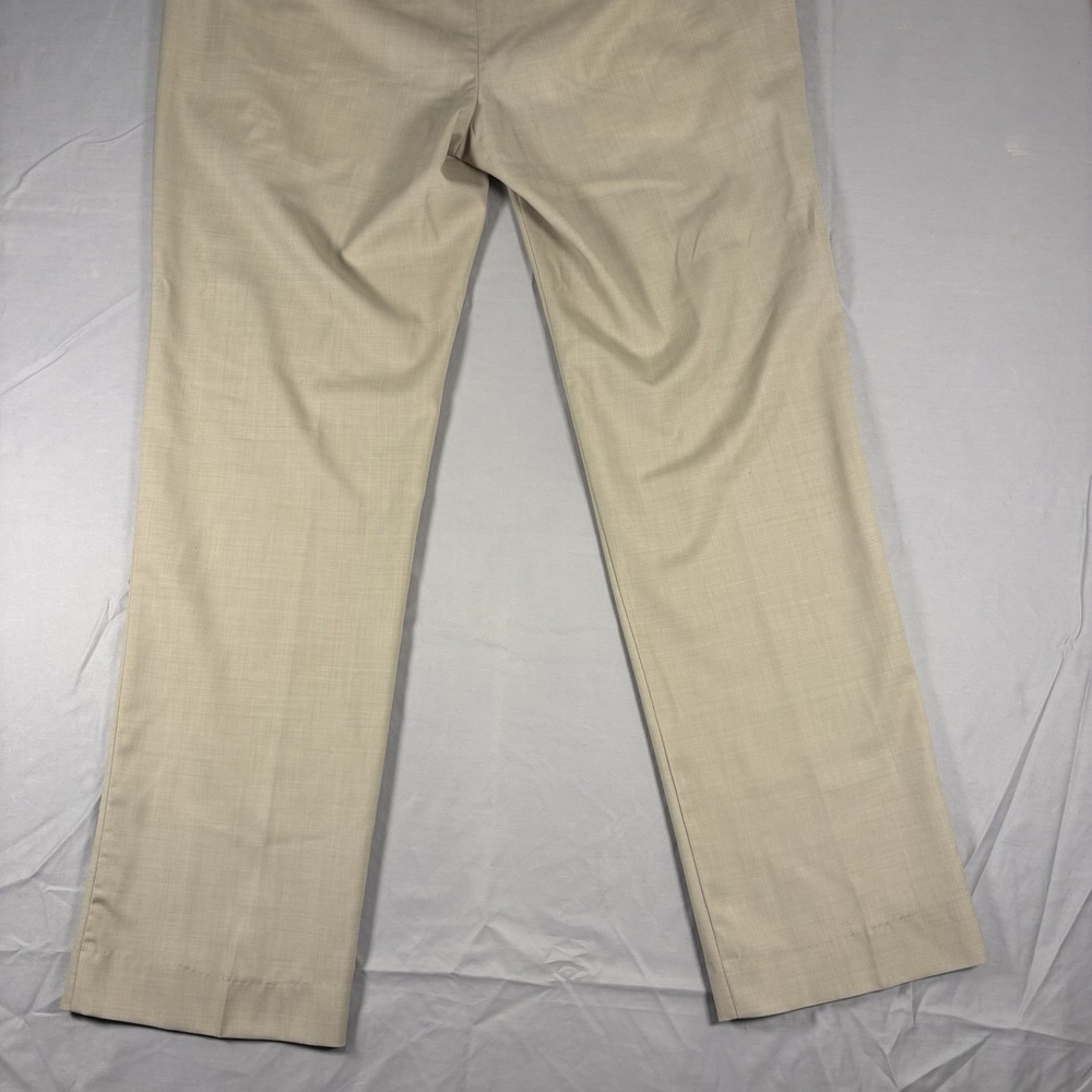 Tommy Bahama Mens 38x34 100% Wool Dress Pants Tan Khaki Flat Front Straight Leg - Picture 6 of 12